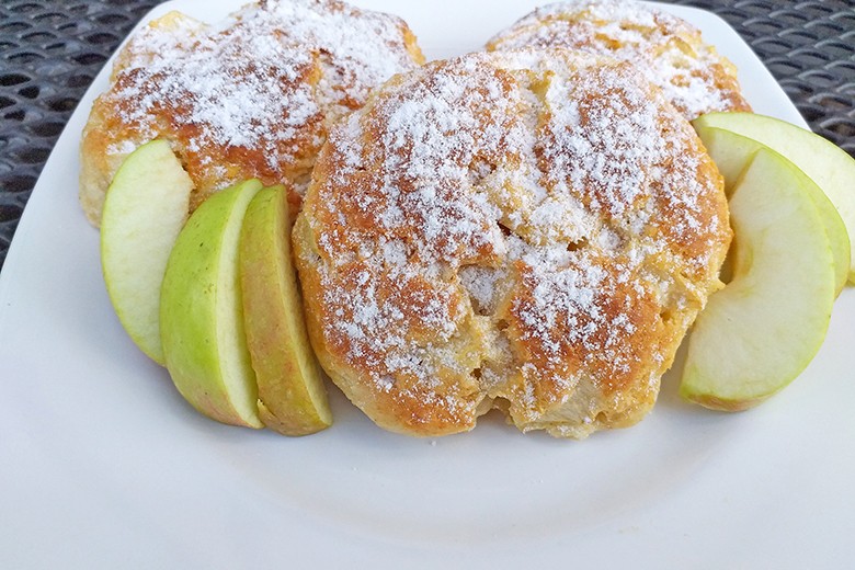 Apfel-Topfen-Ballen