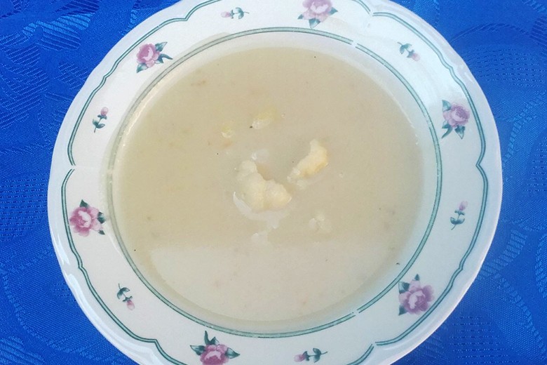 Karfiol-Einbrennsuppe