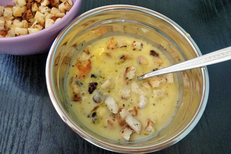 Butternusskürbis-Cremesuppe