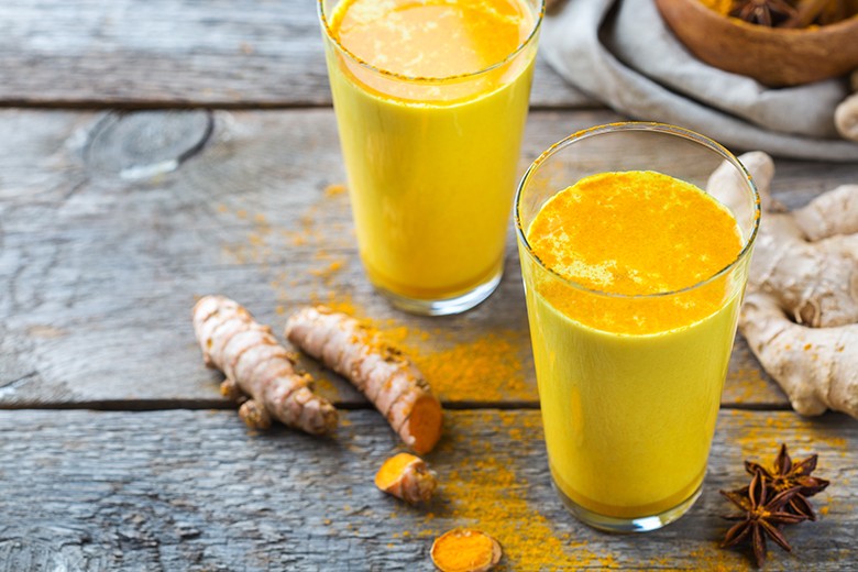Kurkuma Latte - goldene Milch