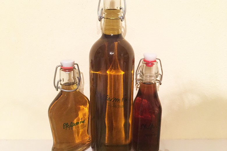 Pfefferminz-Schnaps
