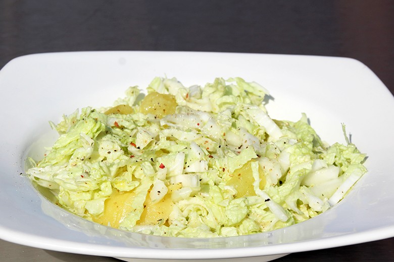 Chinakohlsalat mit Kartoffeln