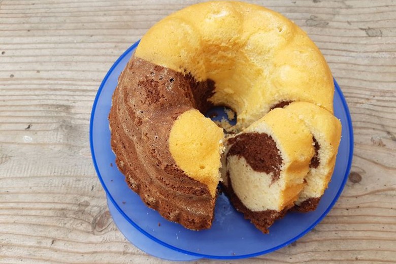 Frischkäse-Marmor-Gugelhupf