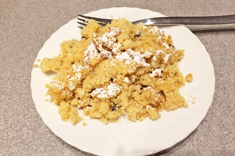 Polenta-Schmarren