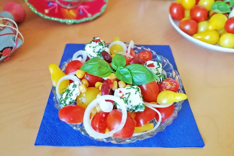 Paradeissalat  mexikanische Art