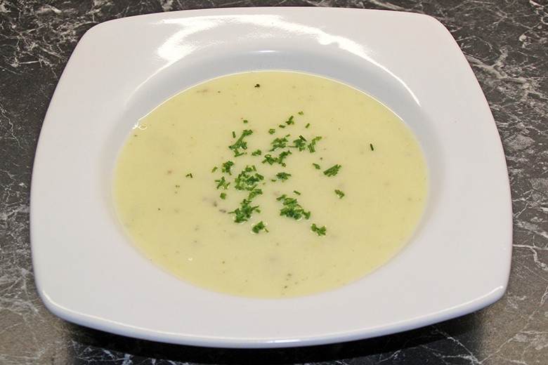 Kartoffelsuppe mit Joghurt