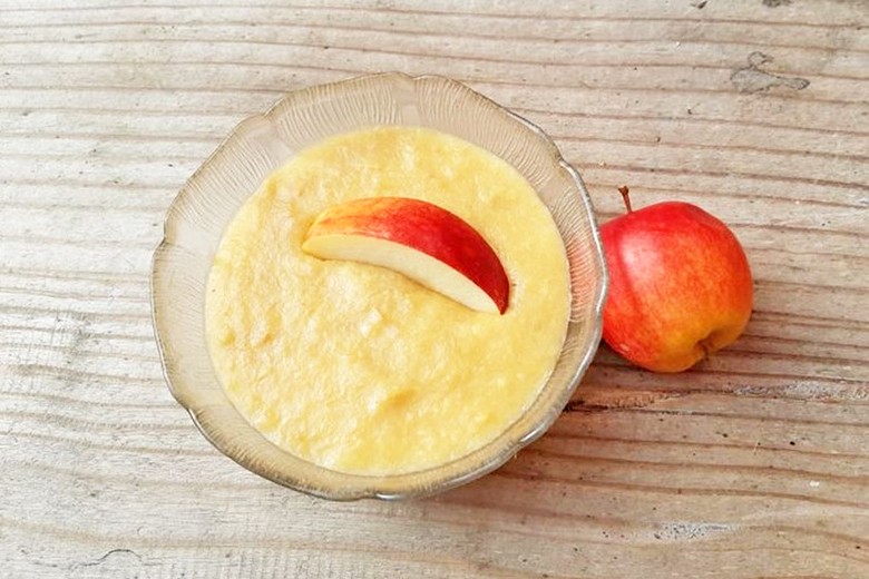 Apfelmuspudding