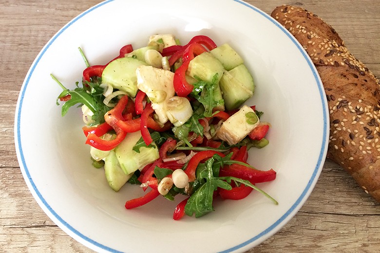 Salat mit Käse