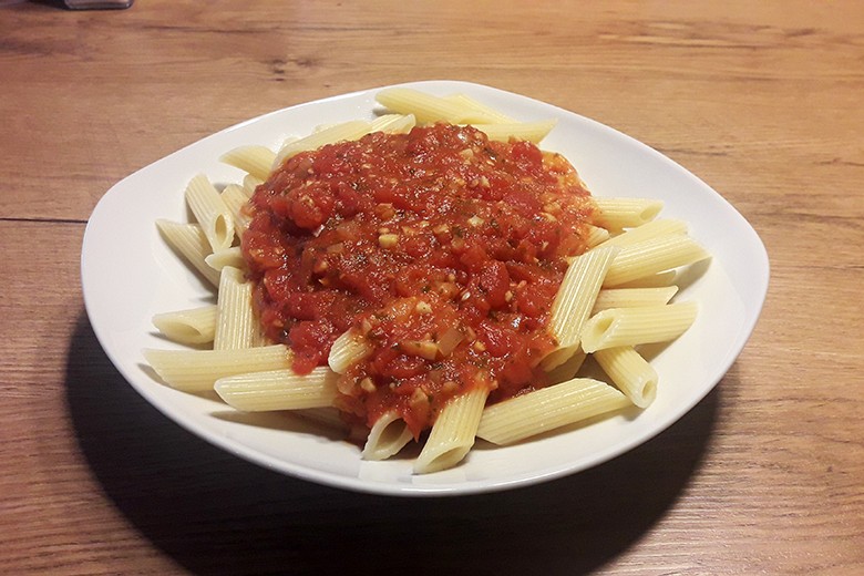 Penne all arrabiata