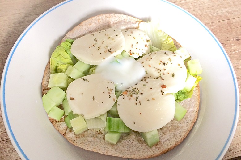 Belegte Tortilla