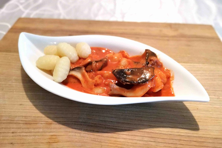 Kräuterseitlinggulasch