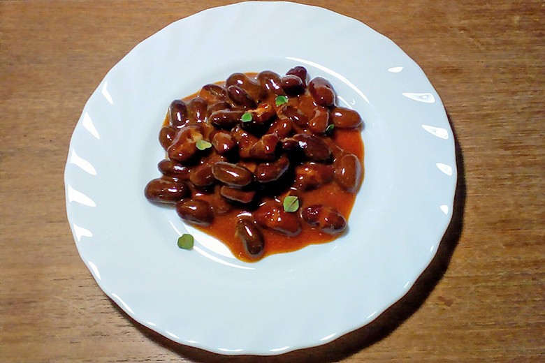 Bohnensauce zum Steak