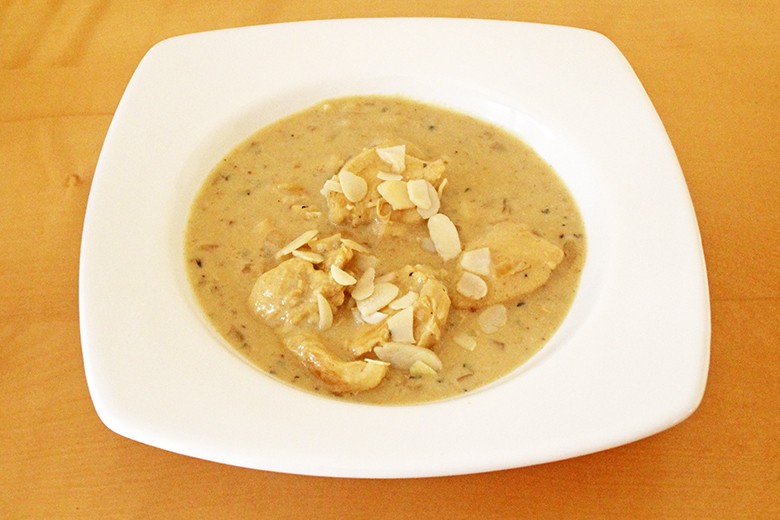 Einfaches Putencurry