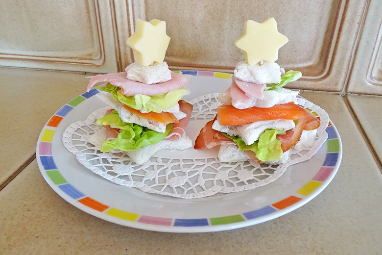 Pikante Tannenbäumchen