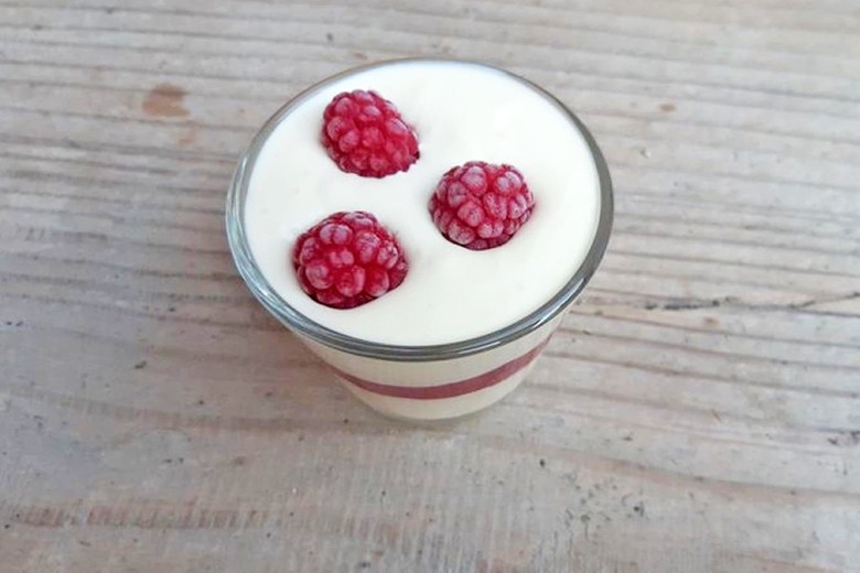 Vanille-Himbeere Schichtdessert