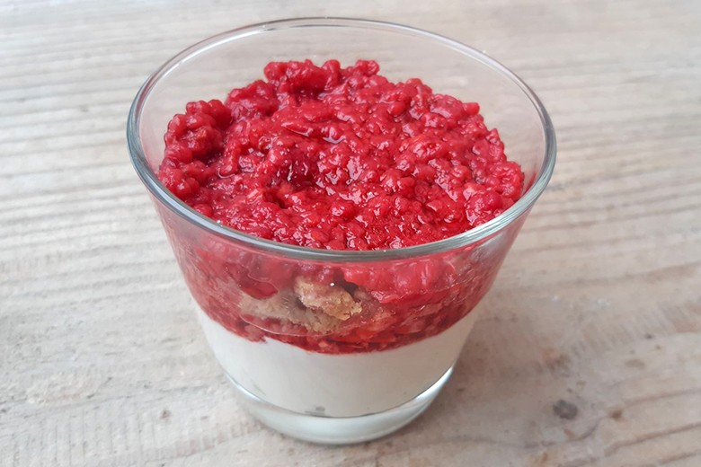 Vanillekipferl trifft Himbeere