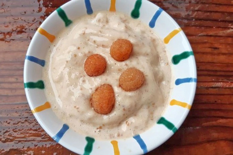 Helles Himbeersorbet