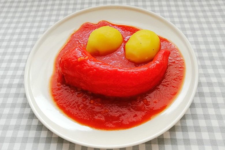 Gefüllte Spitzpaprika, vegetarisch