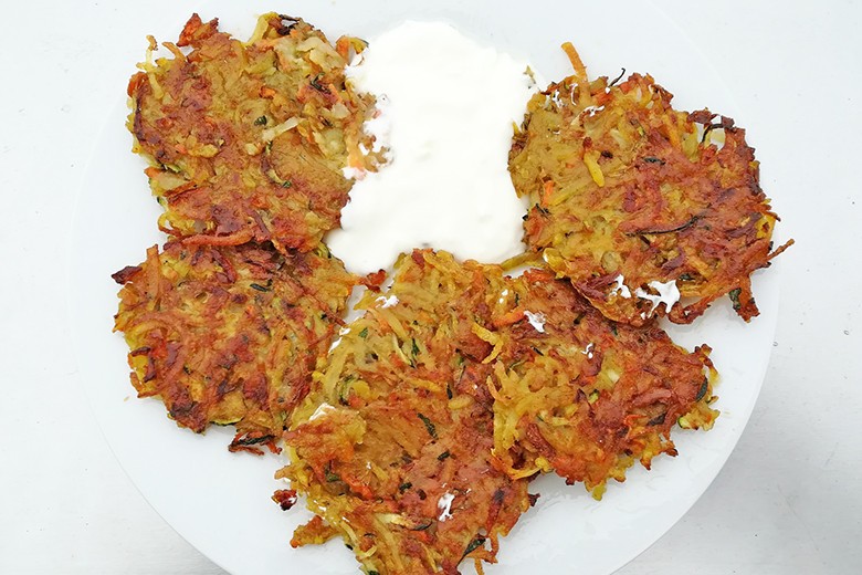 Gemüsepuffer vegan