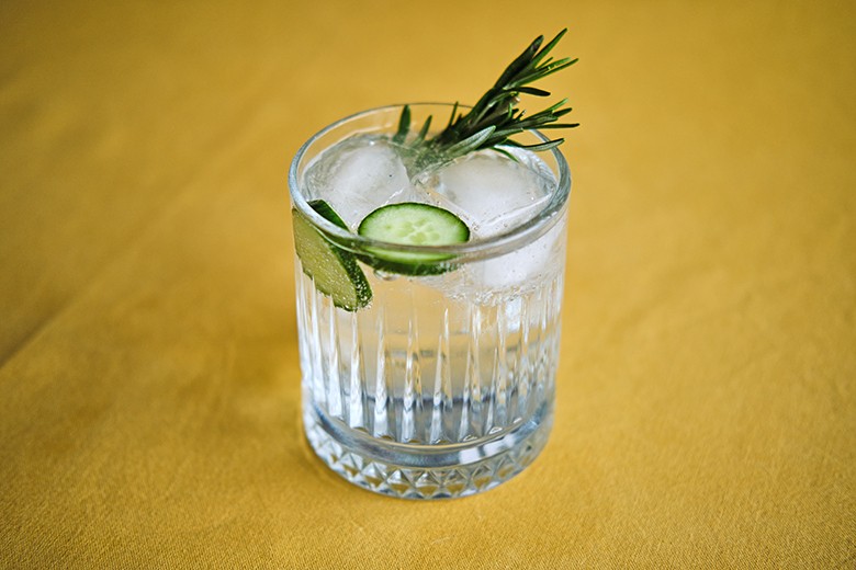 Gin Tonic mit Gurke