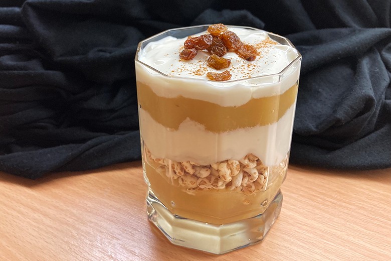 Schnelles Schichtdessert