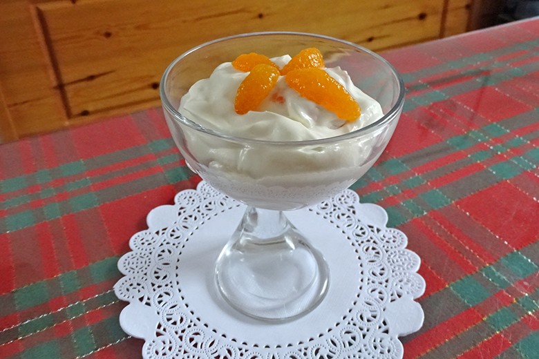 Mandrinen-Joghurtdessert
