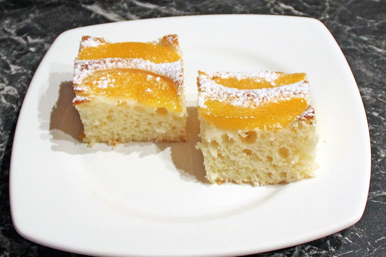 Pfirsichkuchen