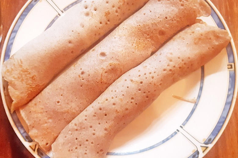Palatschinken mit Banane