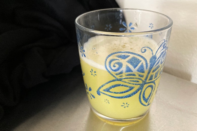 Kohlrabi-Fruchtsaft