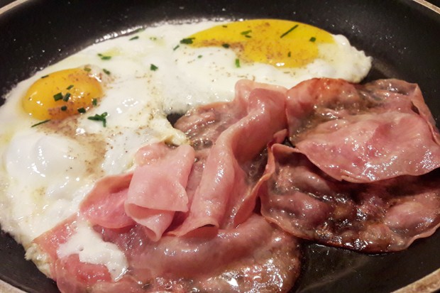 Ham and eggs