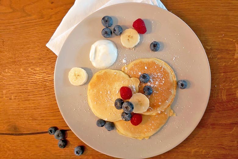 Dinkel-Buttermilch-Pancakes