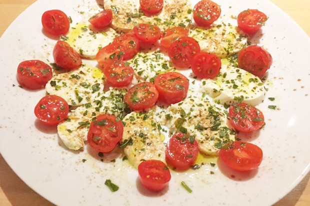 Tomaten mit Mozzarella