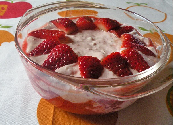 Erdbeercreme mit Mascarpone