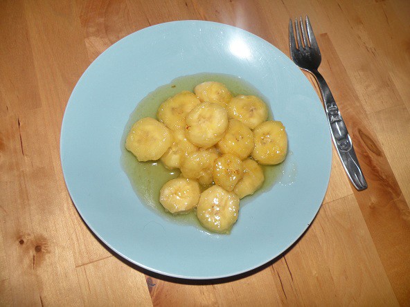 Banane in Honig