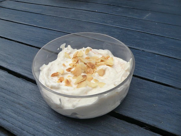 Apfel-Mandel-Schnee