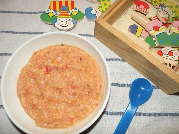Gemüse-Kartoffel-Fleisch-Brei