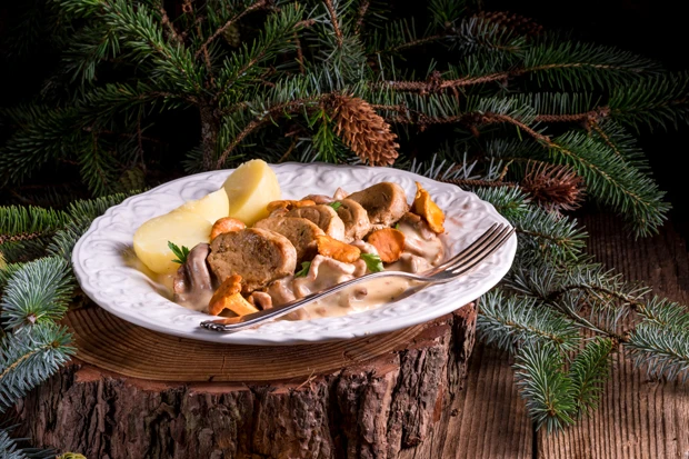 Schweinefilet in feiner Pilzso&szlig;e