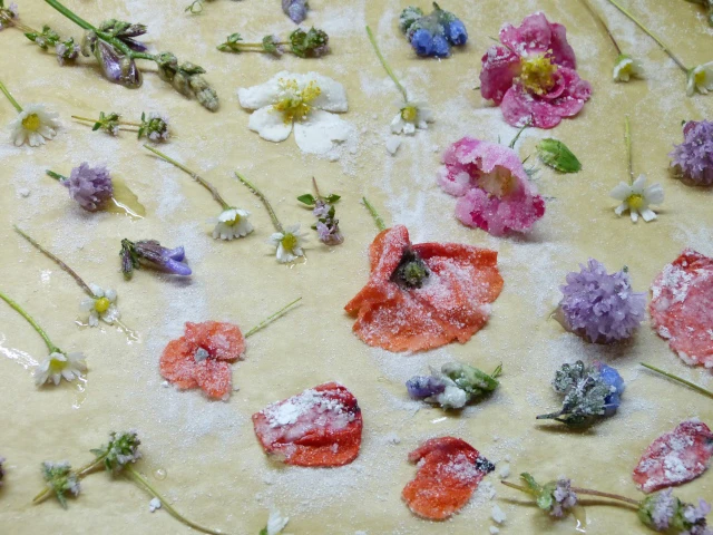 Kandierte Bl&uuml;ten