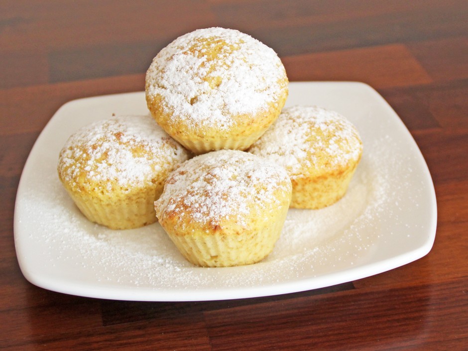 Apfel-Birnenmus-Muffins