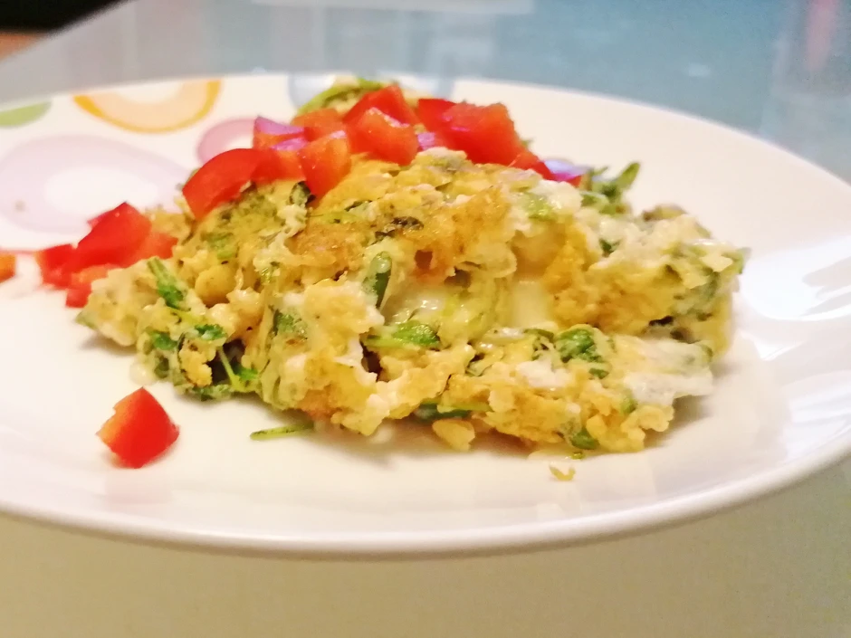 Eierspeise mit Rucola
