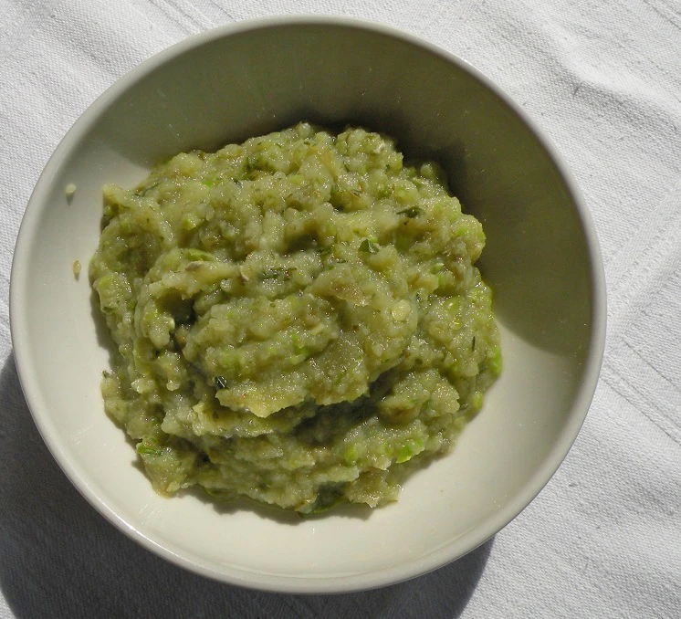 Kohlrabi-Zucchini-Kartoffel-Brei
