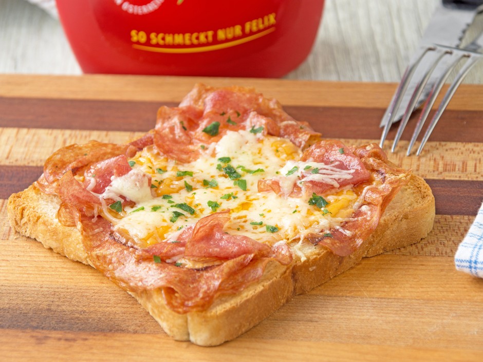 Schneller-pikanter Toast