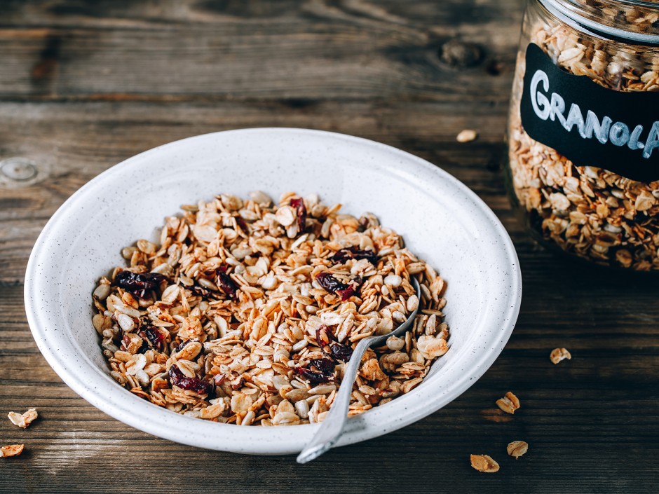 Crunchy vegan Granola