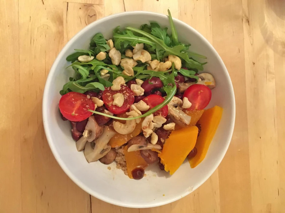 K&uuml;rbis Couscous Bowl