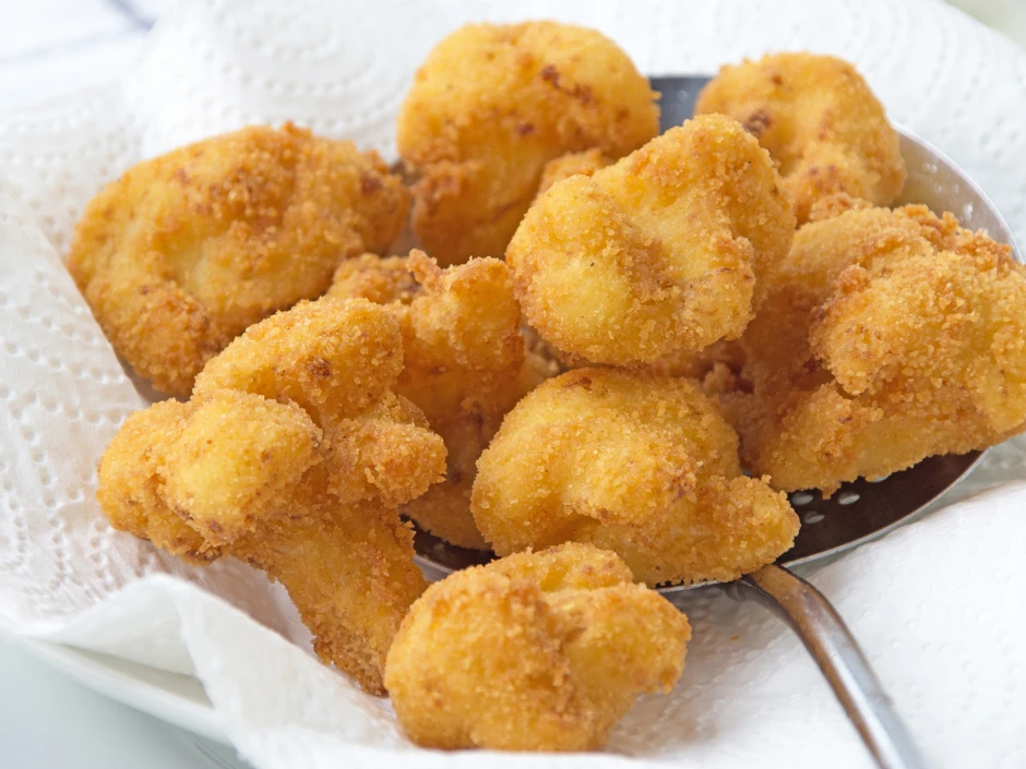 Gebackener Karfiol mit Soja-Dip