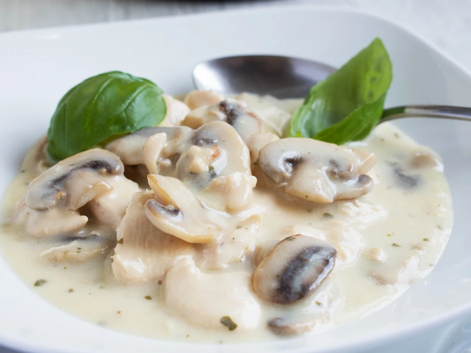Champignon-Rahm-Geschnetzeltes
