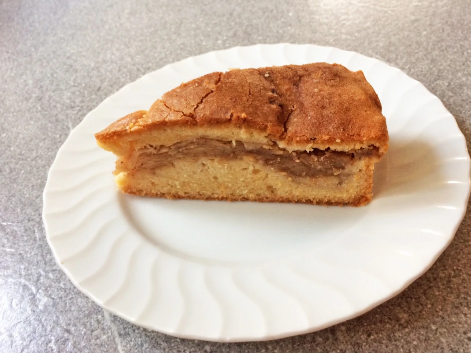 Gedeckter Apfelkuchen