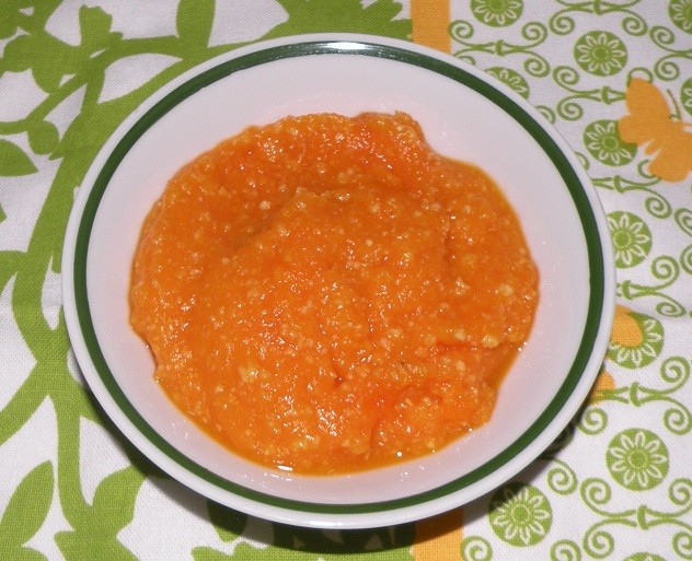 Hirse-Karotten-Brei