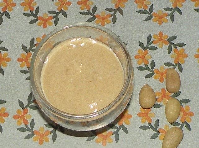 Pfirsich Mandelmus