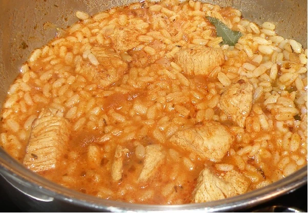 Rahmreisfleisch mit H&uuml;hnerbrust